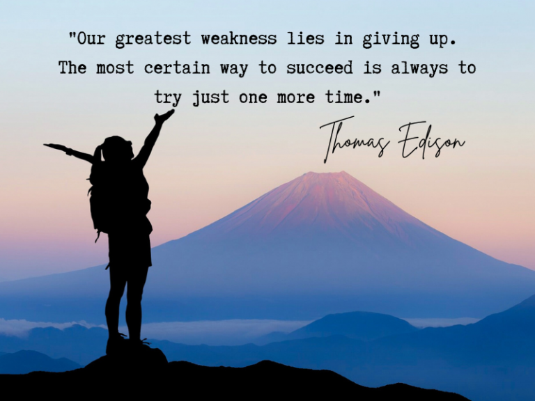 Thomas Edison quote about trying/.